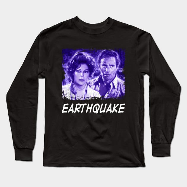 Aftershocks of Fear Earthquakes Movie Classic Long Sleeve T-Shirt by GodeleineBesnard